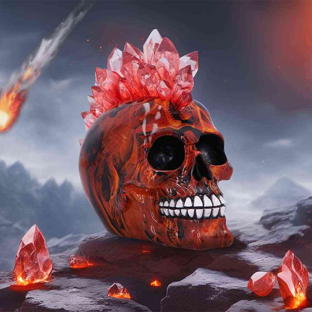 Nemesis Now - Infernal Crystal Beeld/figuur - Schedel - Multicolours